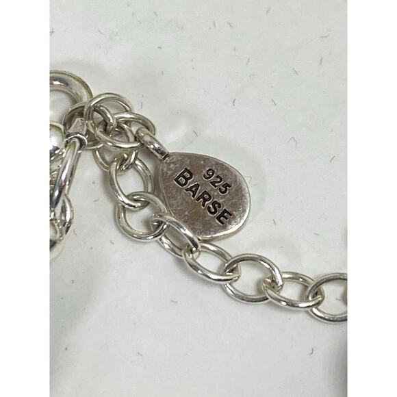 Barse Sterling Large Turquoise Pendant with Beaded Necklace- 18" - Picture 4 of 8